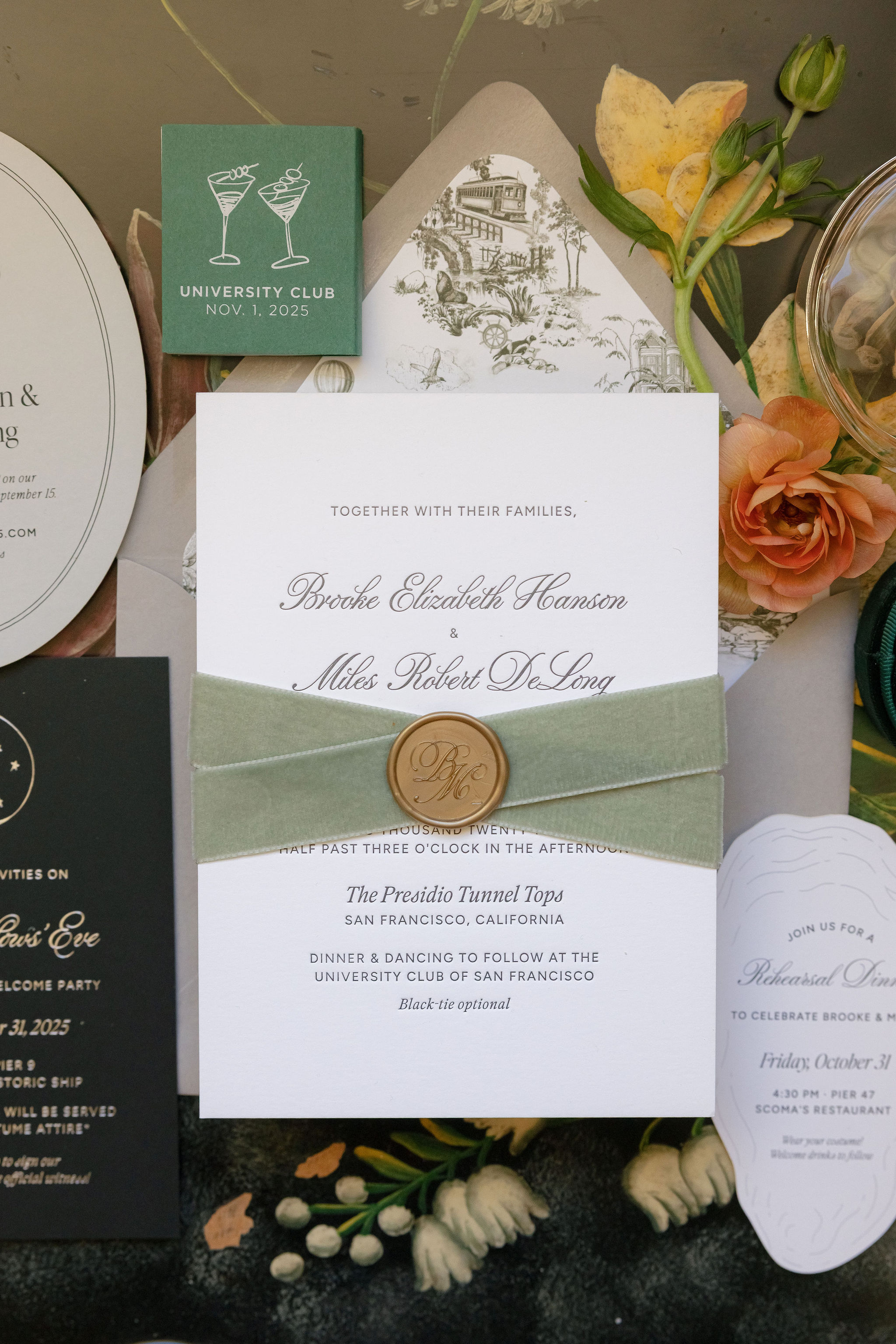 Brooke wedding stationery