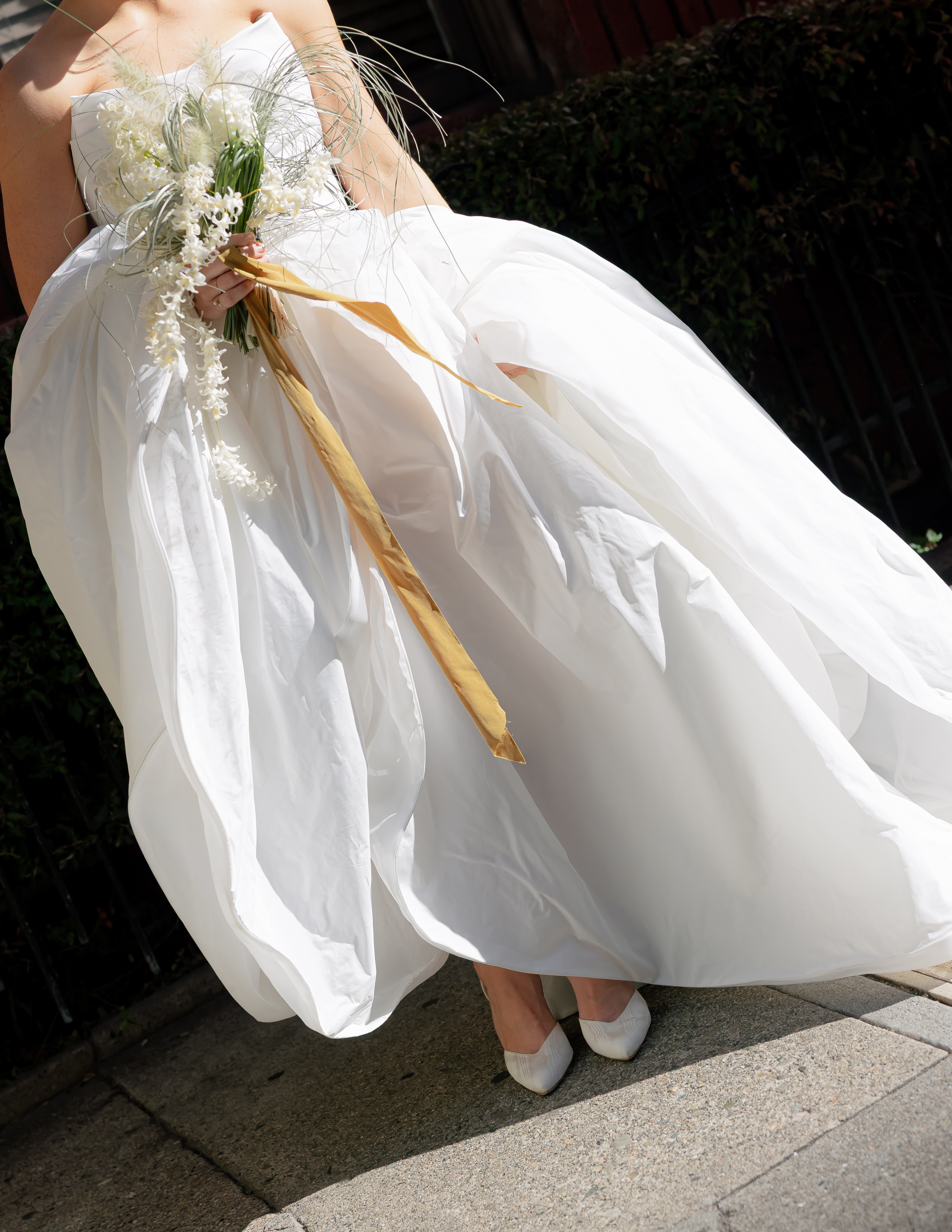 Brooke wedding dress detail