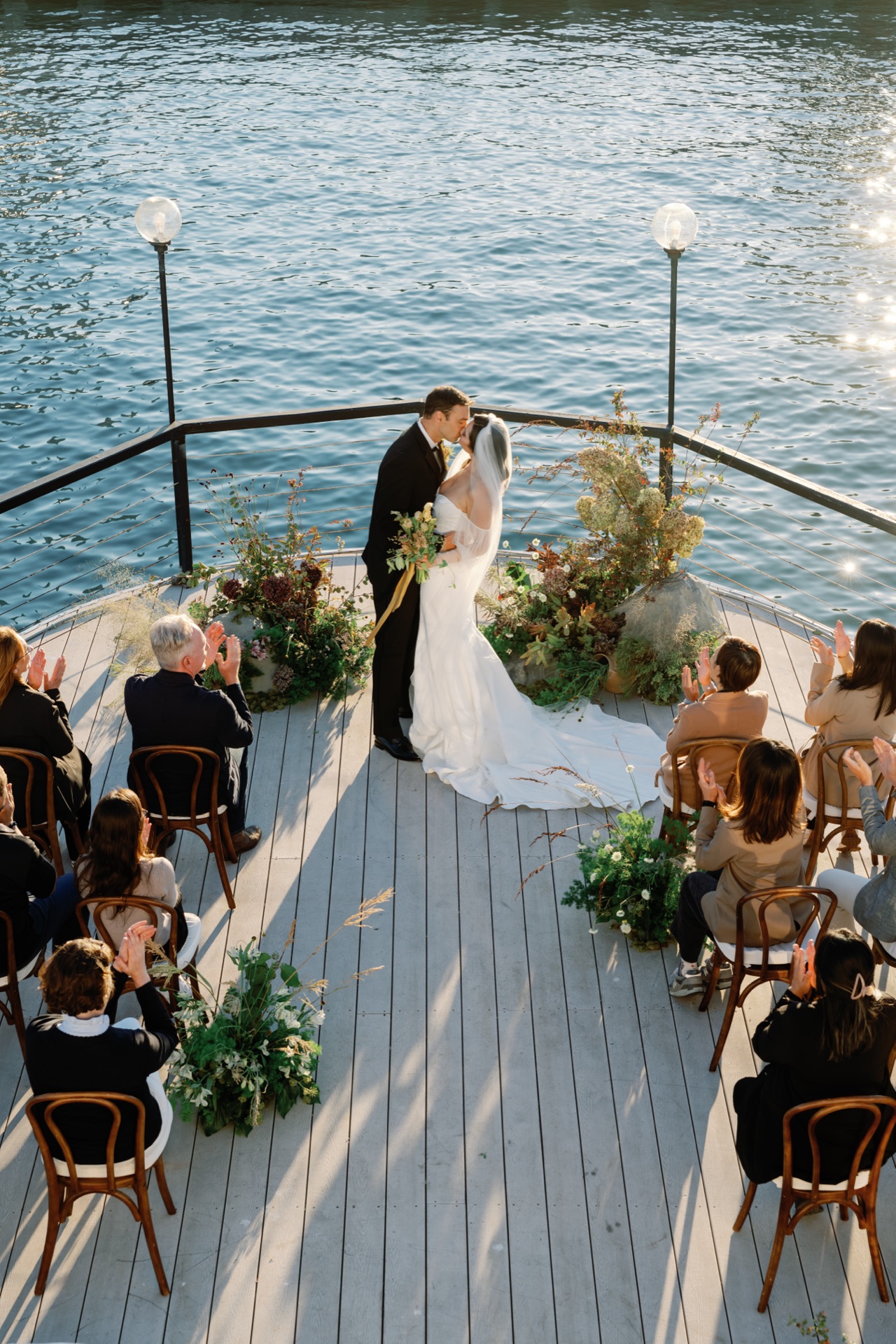 Ceremony arch florals