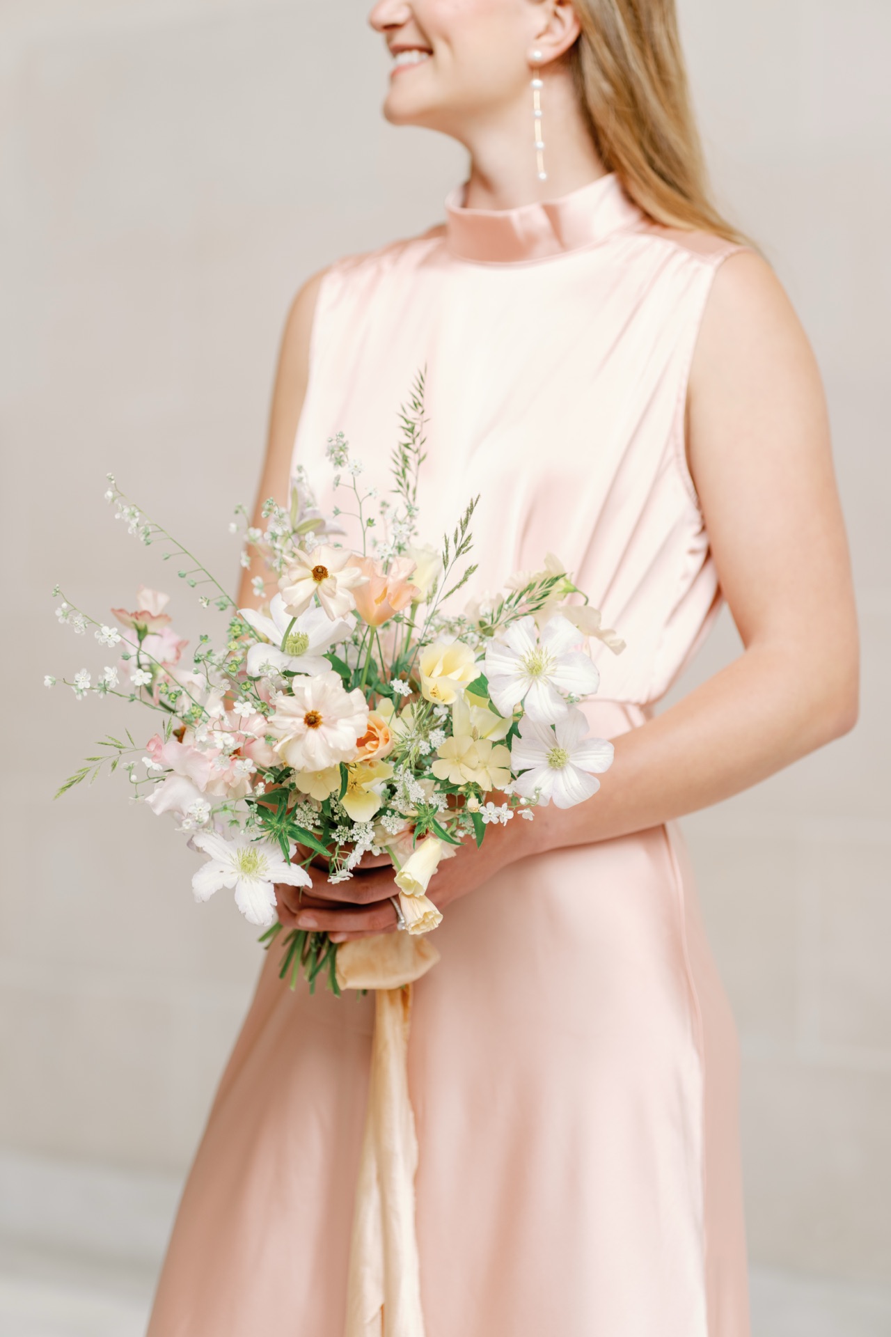 Blush bridal bouquet