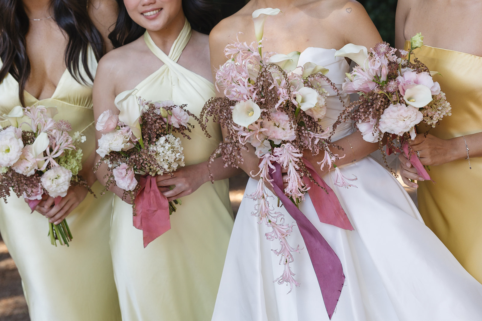 Ruth & Daniel bridesmaids bouquets
