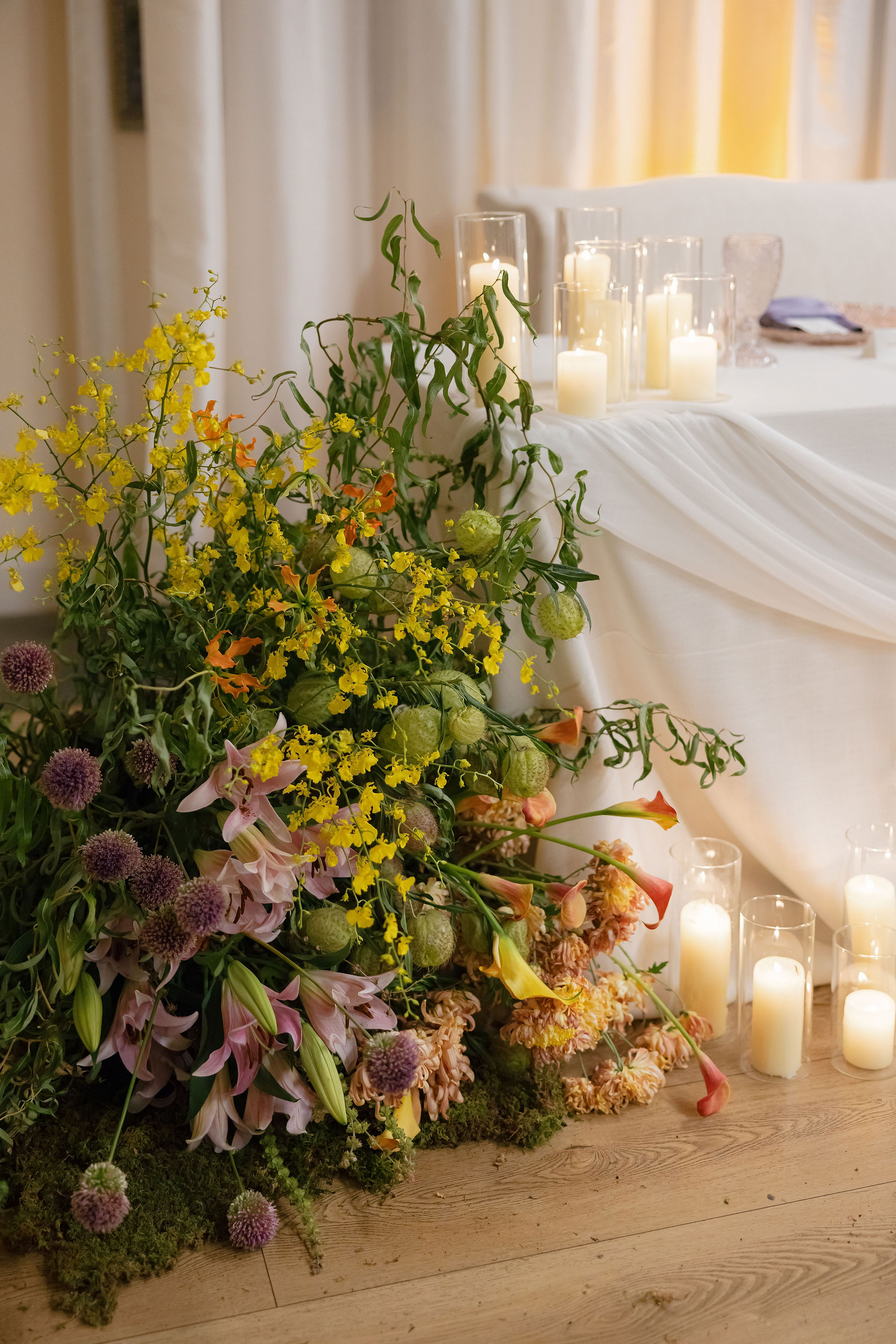 Daffodil & Kevin wedding florals