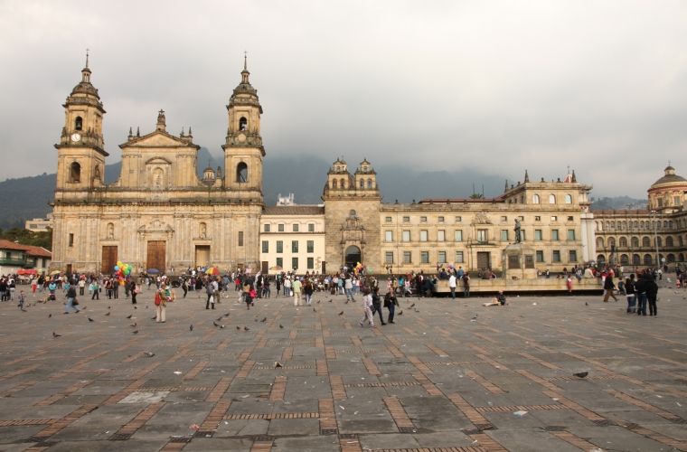 vista panoramica plaza de bolivar