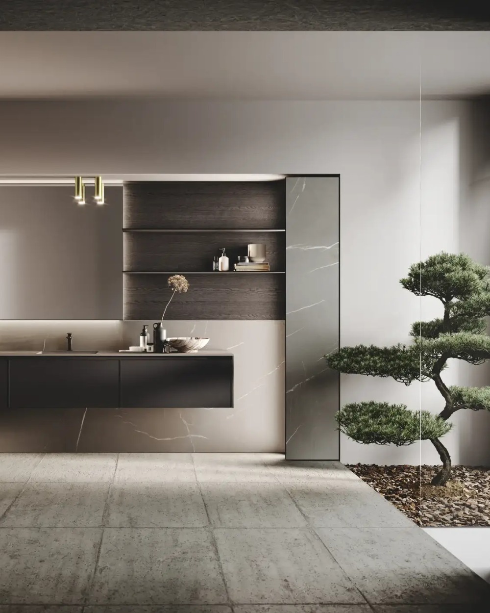 Salle de bain Avola Vetro, vue 1