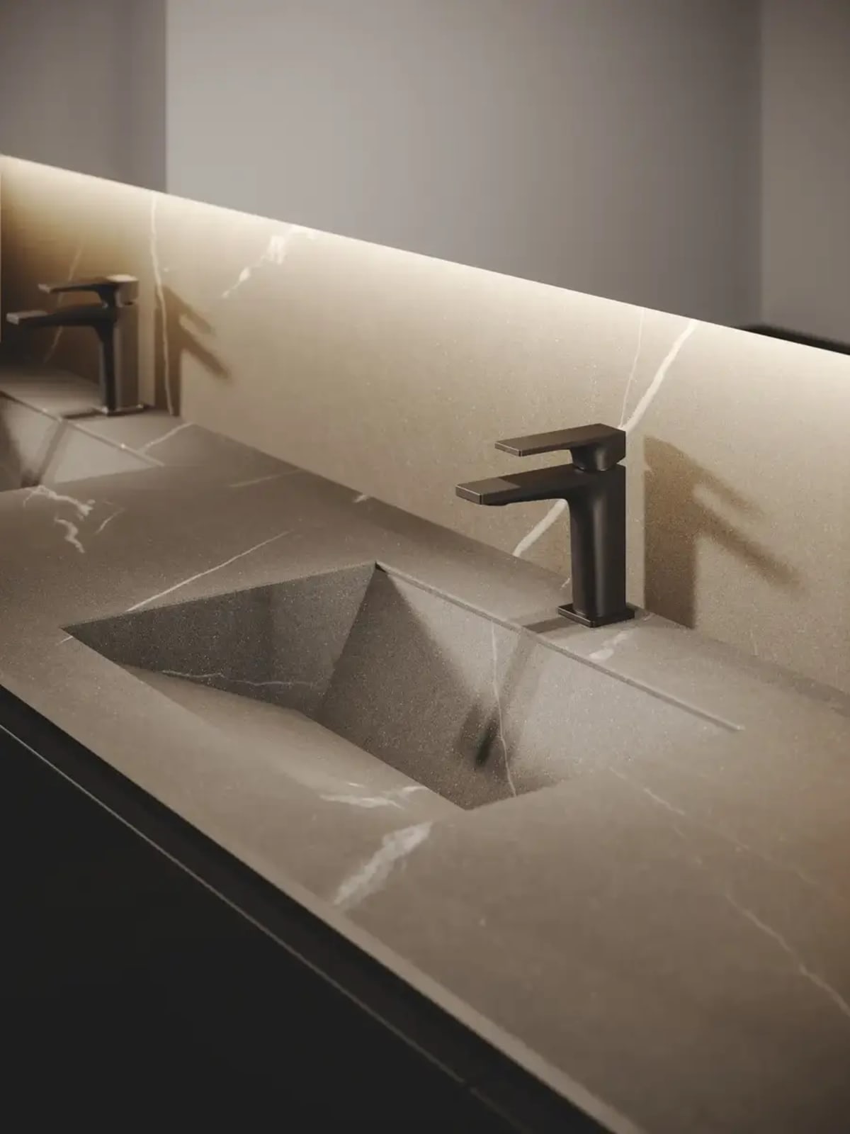 Salle de bain Avola Vetro