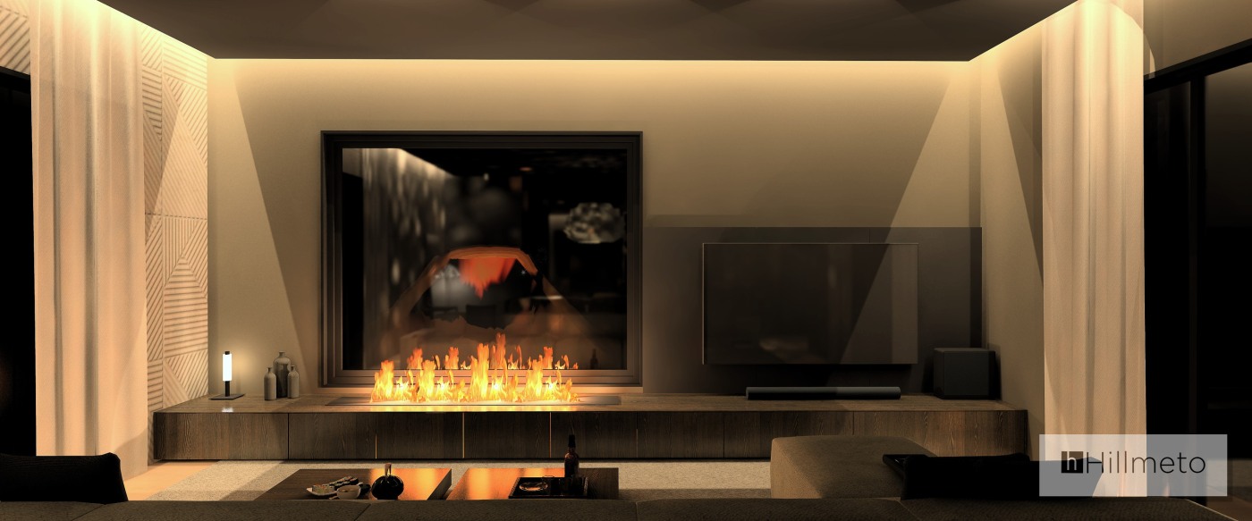 Maison noire, ambiances lumineuses, vue 10