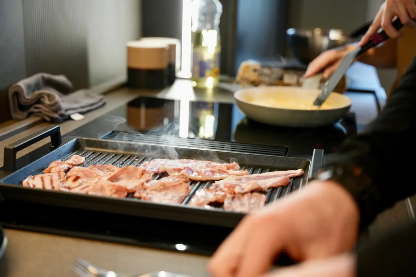 Au showroom, on cuisine pour de vrai.