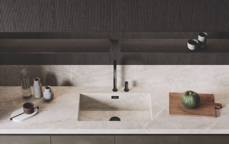 Cuisine BINOVA Bluna Legno Rigato, vue 11