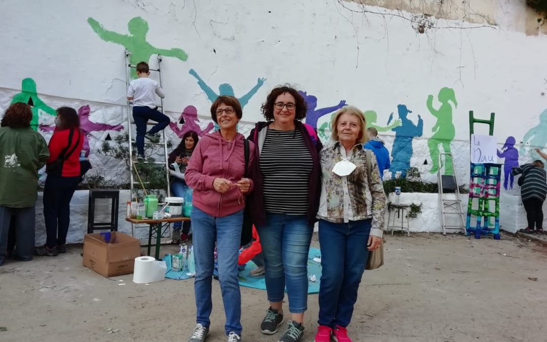 Mural col·laboratiu