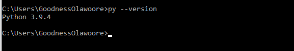 py --version