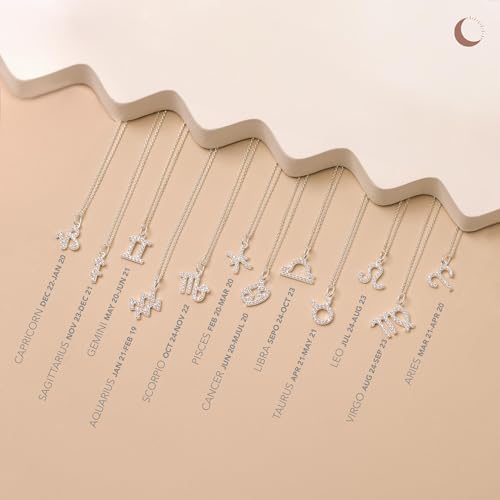 Vue 4 de Collier Signe Du Zodiaque