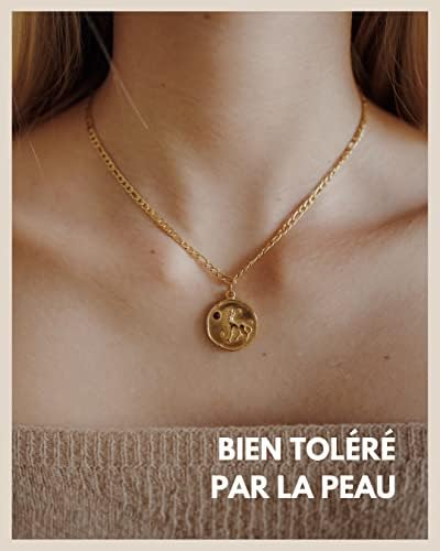 Vue 3 de Collier En Or Avec