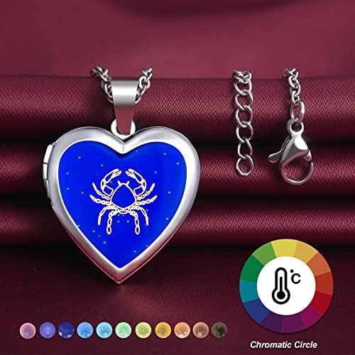 Vue 3 de Collier Medaillon Cur Pour