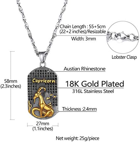 Vue 5 de Pendentif Medaille Signe Astrologique