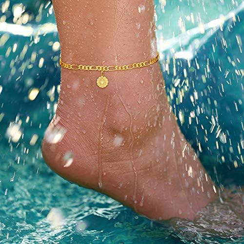 Vue 3 de Bracelet Cheville Pour Femme