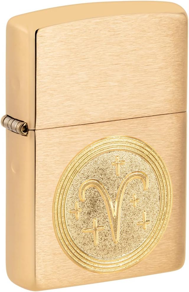 Zippo Aries Emblem Brass