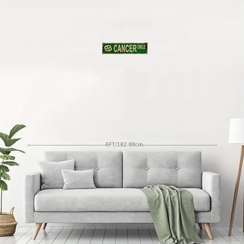 Vue 3 de Cancer Panneau Astrologique Vintage