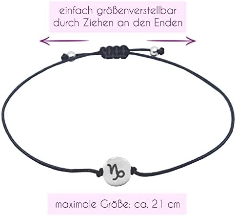 Vue 3 de Bracelet Femme Argent Zodiaque