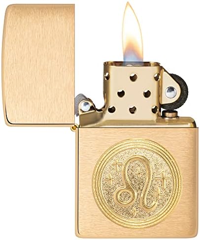 Vue 5 de Zippo Leo Emblem Brass