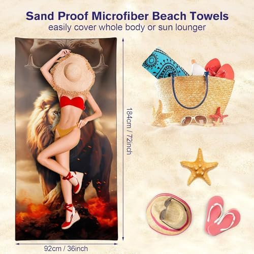 Vue 4 de Yisumei Serviette De Plage