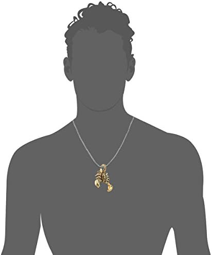 Vue 3 de Collier Homme Avec Pendentif
