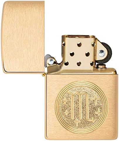 Vue 2 de Zippo Scorpio Emblem Brass