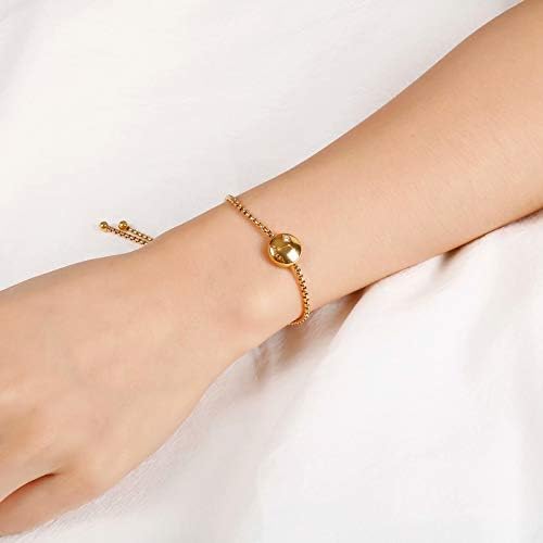 Vue 5 de Bracelet Zodiaque Dore Charm