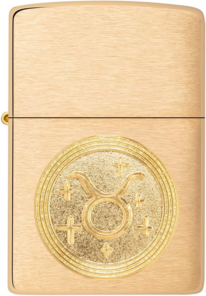 Zippo Taurus Emblem Brass