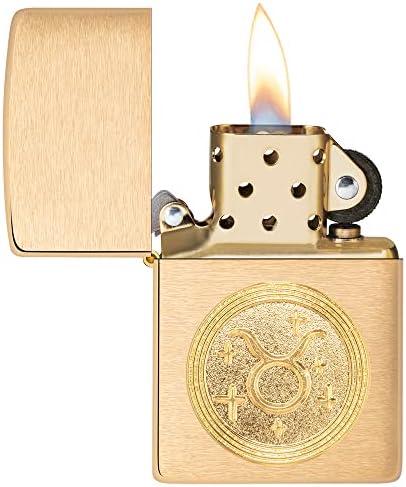 Vue 5 de Zippo Taurus Emblem Brass