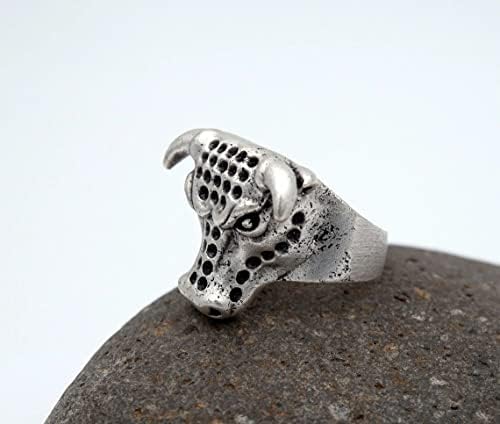 Vue 3 de Bull Ring Bague Declaration