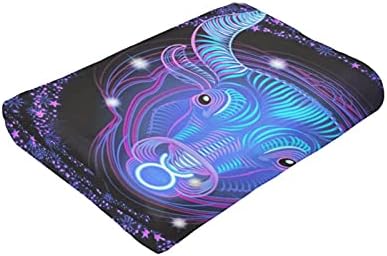 Vue 6 de Plaid Taureau En Flanelle