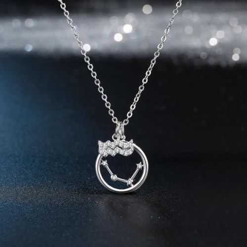 Vue 5 de Collier Femme Argent Signe
