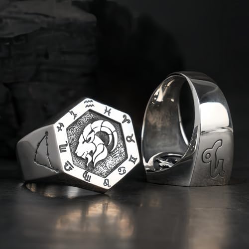 Vue 4 de Bague Signes Astrologiques Du