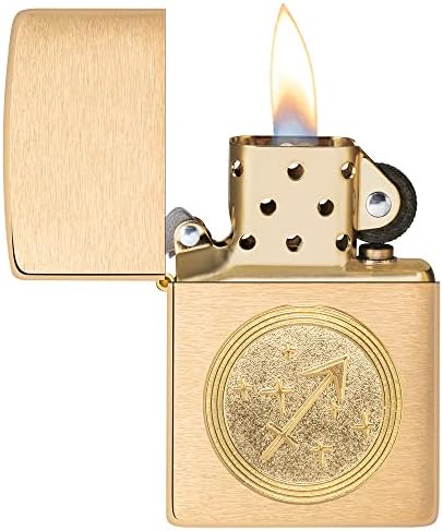 Vue 4 de Zippo Sagittarius Emblem Brass