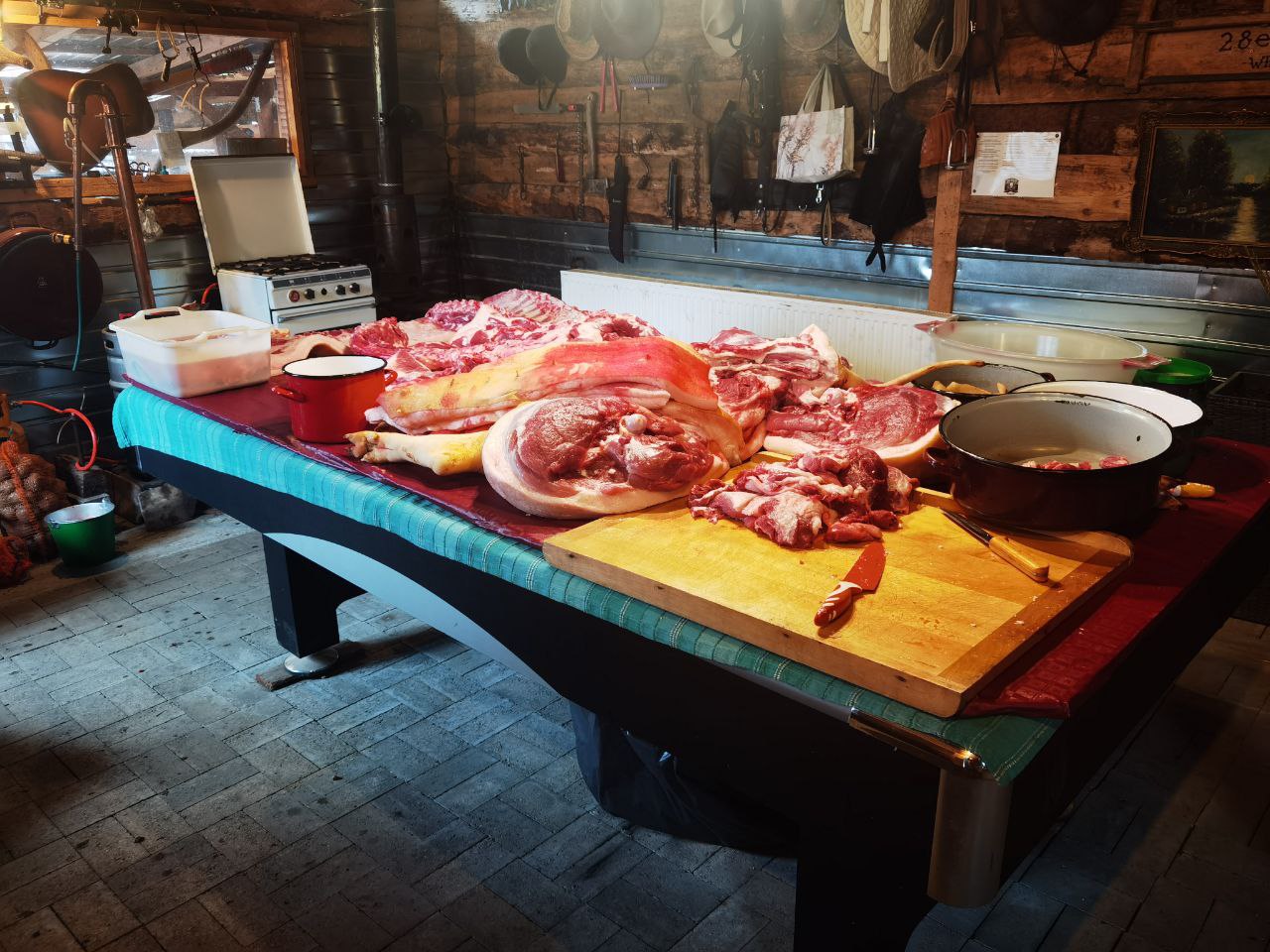 Traditional meat preparation