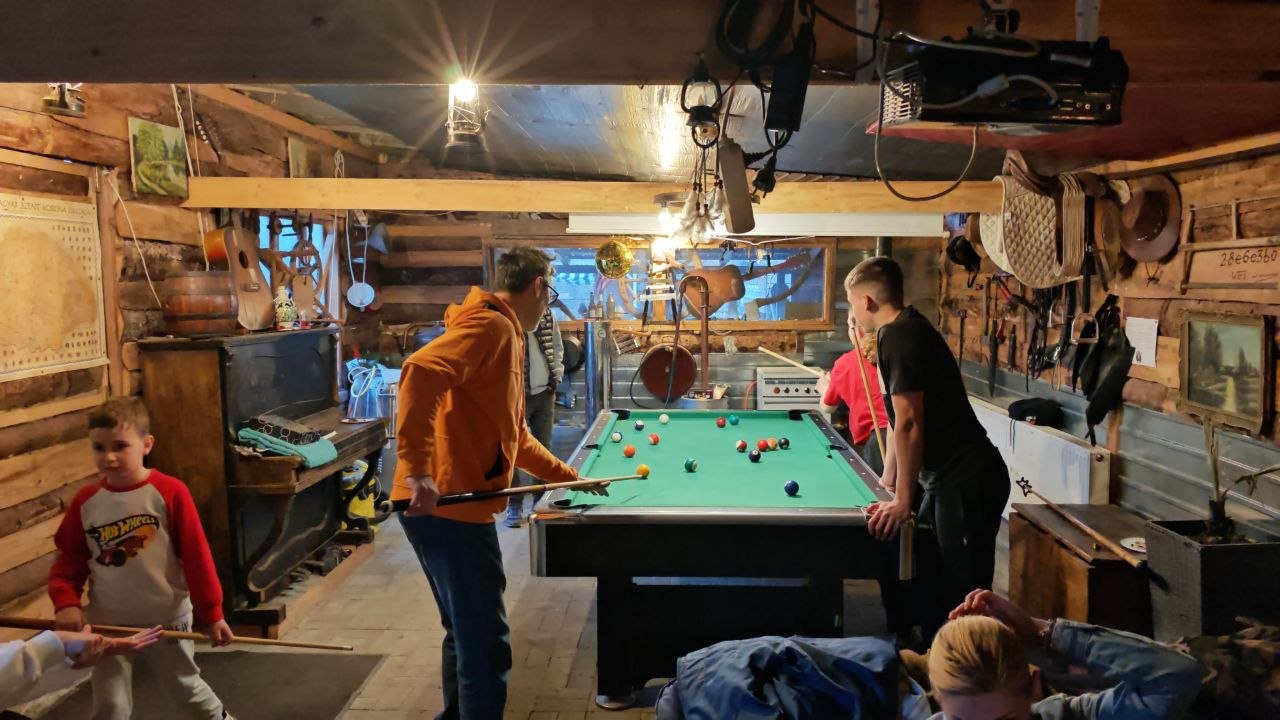 Kids birthday atmosphere at Two Boots Ranch