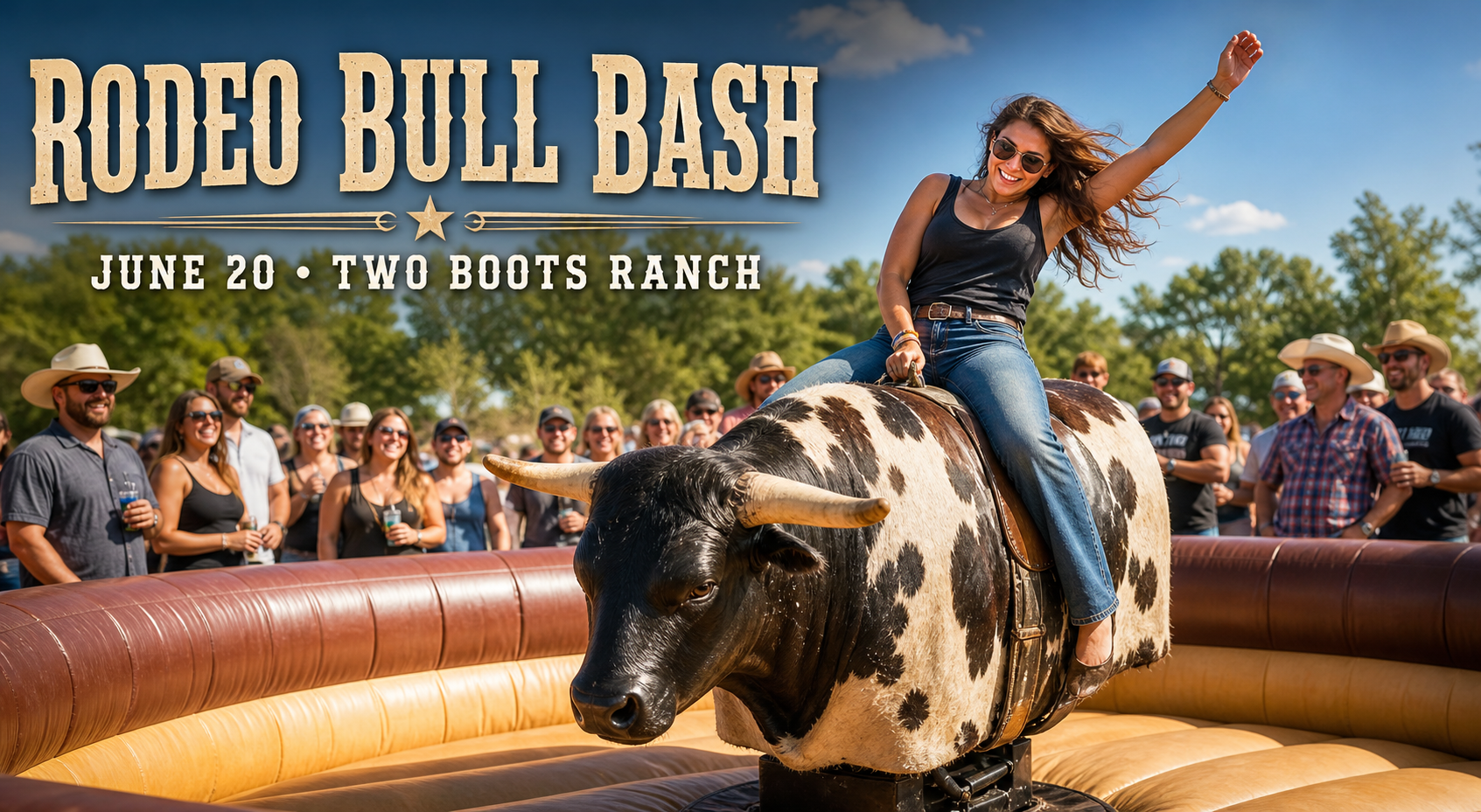 Rodeo Bull Bash at Two Boots Ranch on June 20