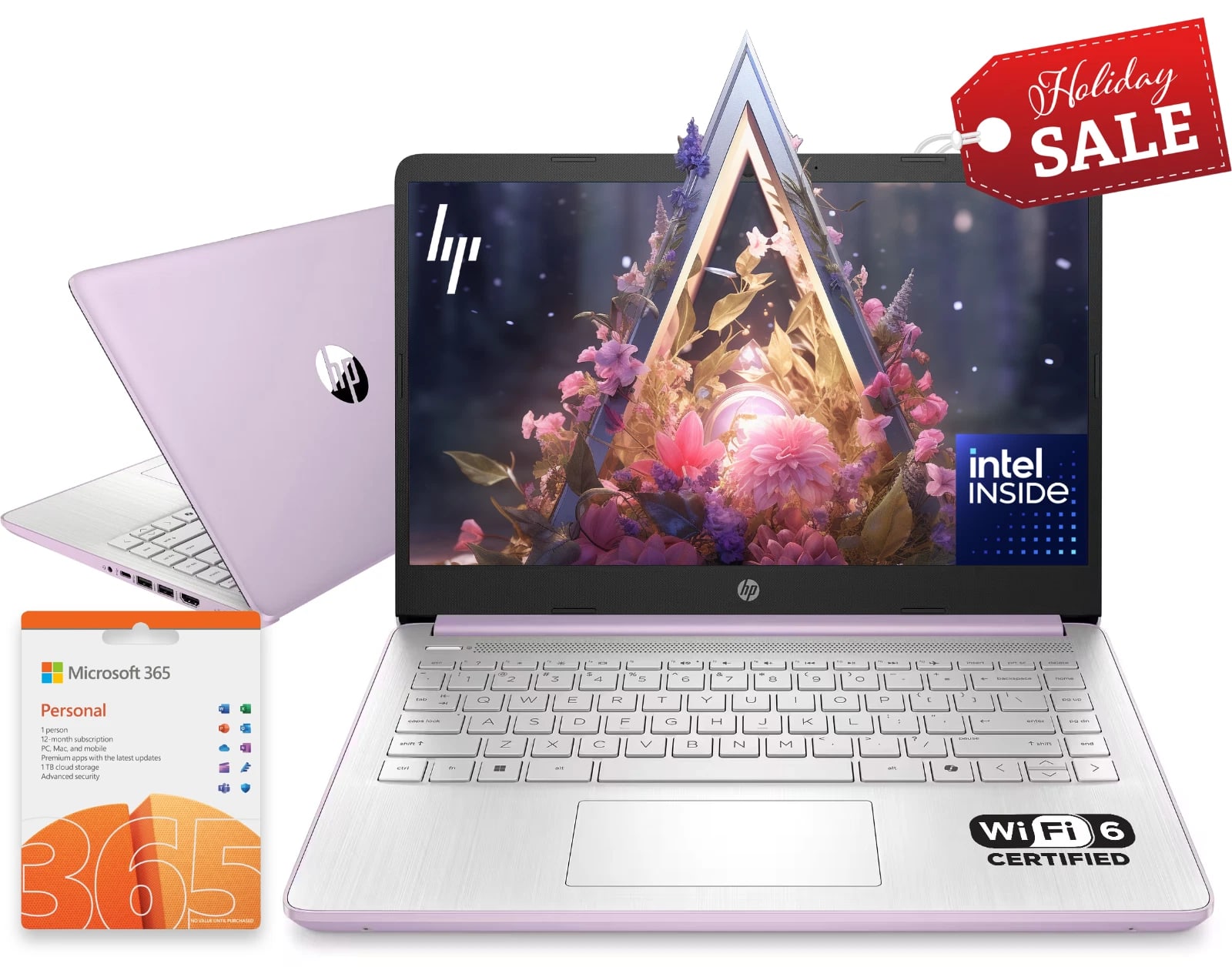 2026 HP Laptop Computer 14" 4-Core Intel Processor 8GB RAM 628GB Storage Win 11 vista 3