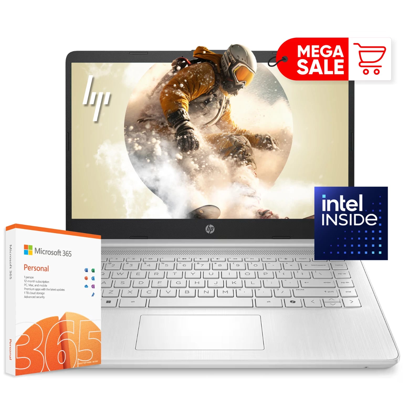 2026 Newest HP Laptop 14" Quad-Core Intel Processor Up to 16GB RAM 628GB Storage vista 2