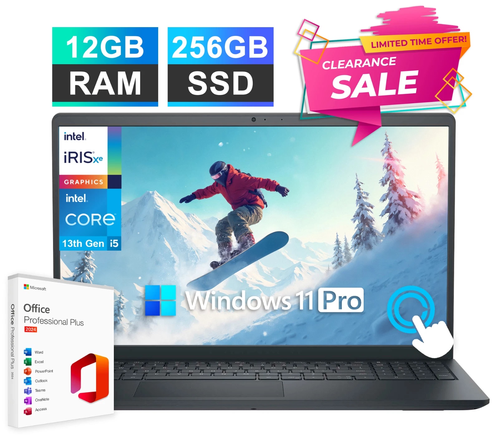 Dell Inspiron 15 Touch Laptop 10-Core Intel i5 Up to 4.6GHz, 12GB RAM 256GB SSD — eSwappa Store
