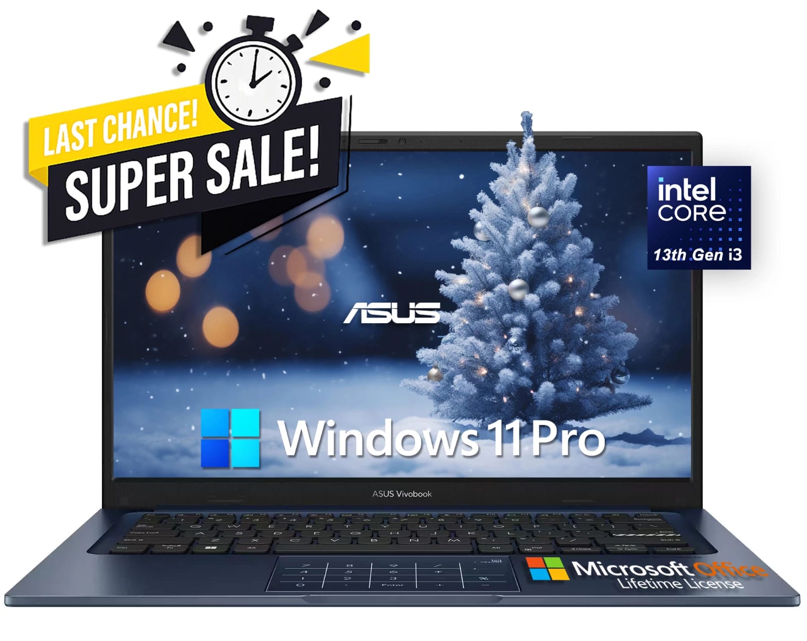 2026 ASUS Vivobook 14 Laptop Office 13thGen Intel i3 12GB RAM 512GB SSD Open Box — eSwappa Store