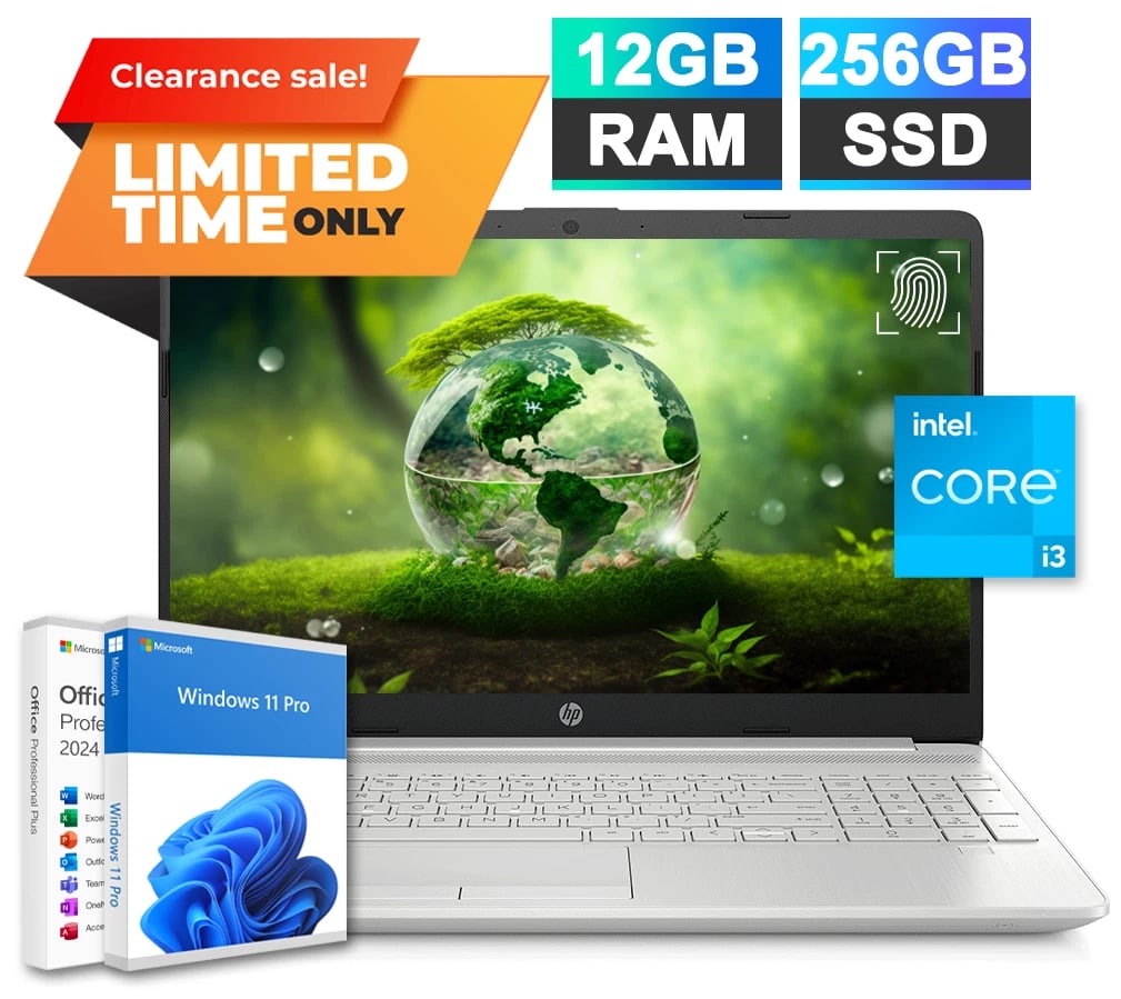 HP Laptop Computer 15.6