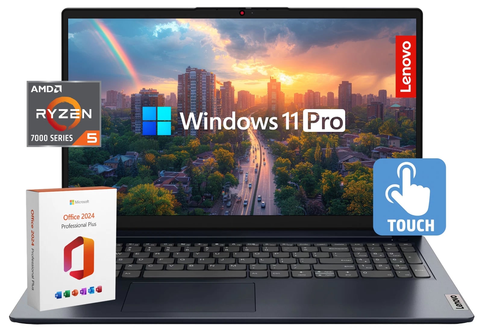 Lenovo Laptop Computer 15 FHD Touch AMD Ryzen 5, 8GB RAM & Up to 1TB SSD Win Pro — eSwappa Store