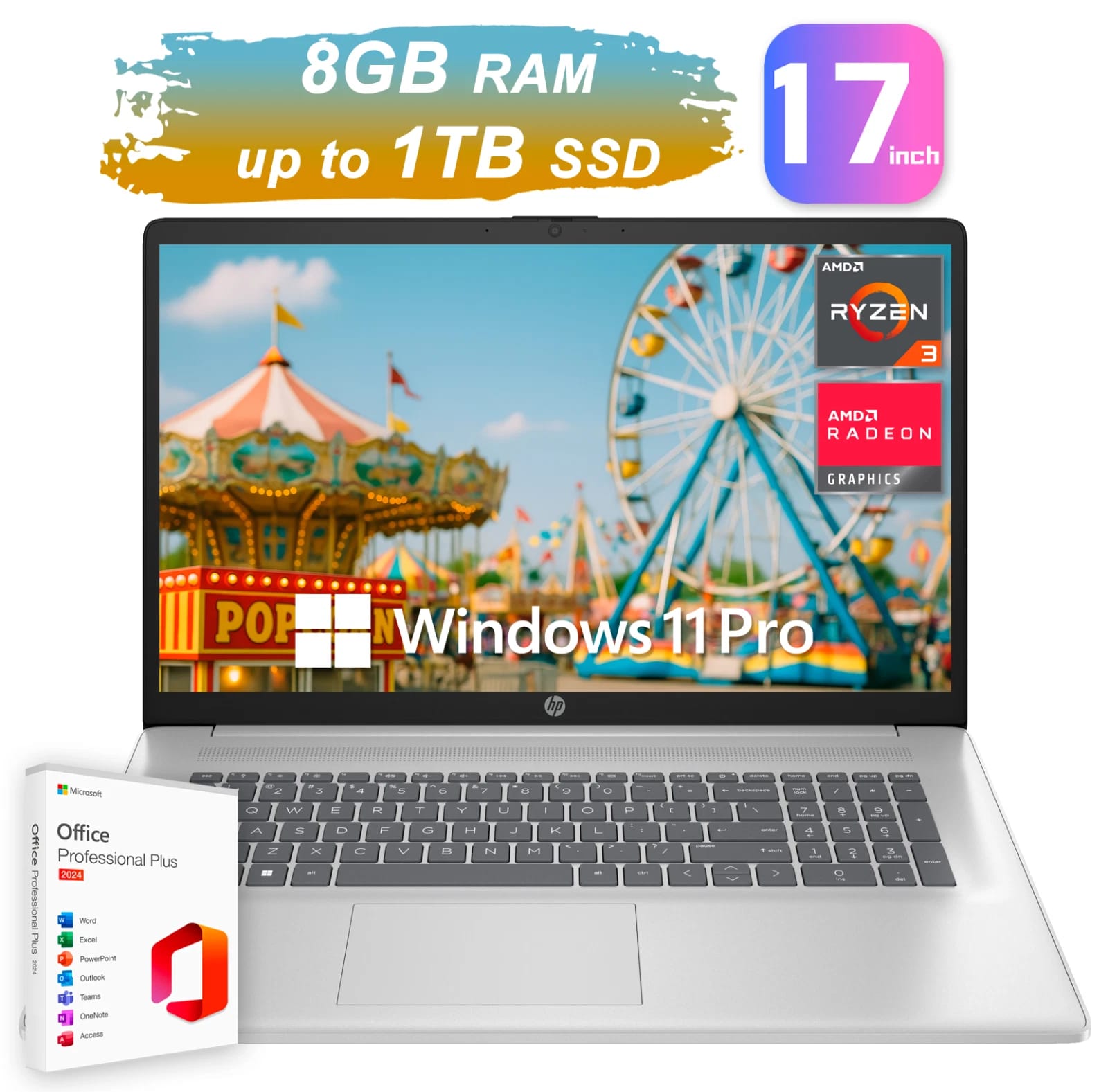 HP Laptop Computer 17.3