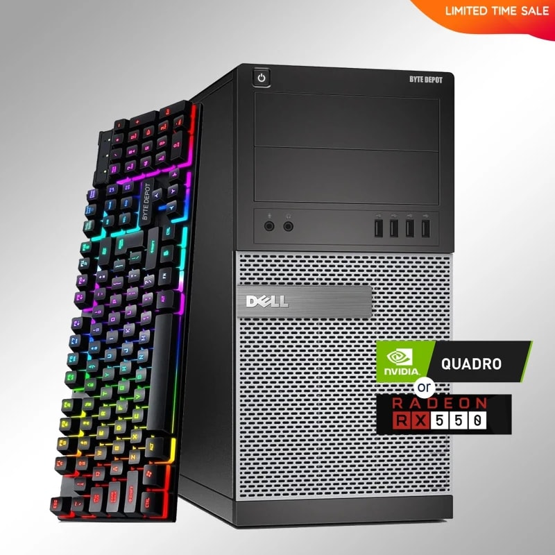 DELL Desktop Computer PC i5 (8GB RAM / 250GB SSD hasta 32GB RAM / 2TB SSD) — eSwappa Store