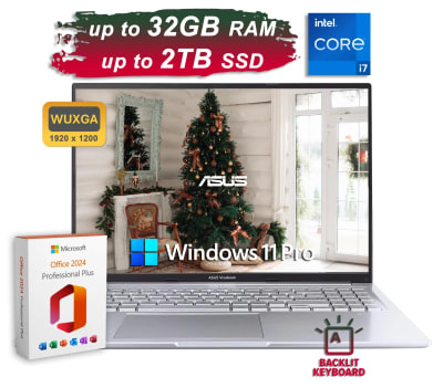 2026 ASUS Laptop Vivobook 16 10-Core Intel i7 Up to 32GB RAM 2TB SSD Office 2024 — eSwappa Store