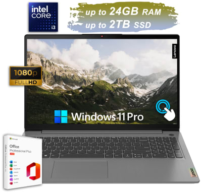 Lenovo IdeaPad 3 Office 2024 Laptop 15 Touch Intel i3 Upto 24GB RAM& 2TB SSD Pro — eSwappa Store