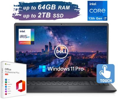 2026 Dell Inspiron 15 Touch Laptop 10-Core Intel i7, Up to 64GB RAM 2TB SSD Pro — eSwappa Store