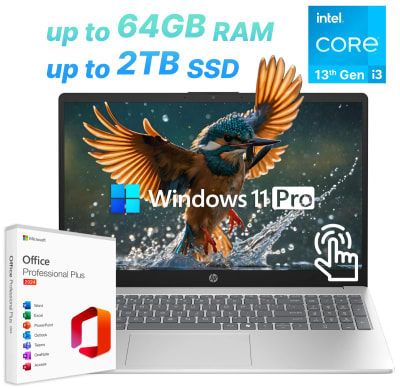 2026 HP Laptop Computer 15.6 Touch 6-Core Intel i3 Upto 64GB RAM 2TB SSD WinPro — eSwappa Store