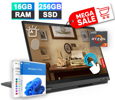 Lenovo IdeaPad 5 Laptop 14 Touch Backlit AMD Ryzen 7 16GB RAM & 256GB SSD Office — eSwappa Store